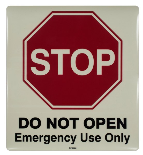 Photoluminescent ISO Safety label Sign International Fire emergency telephone 
